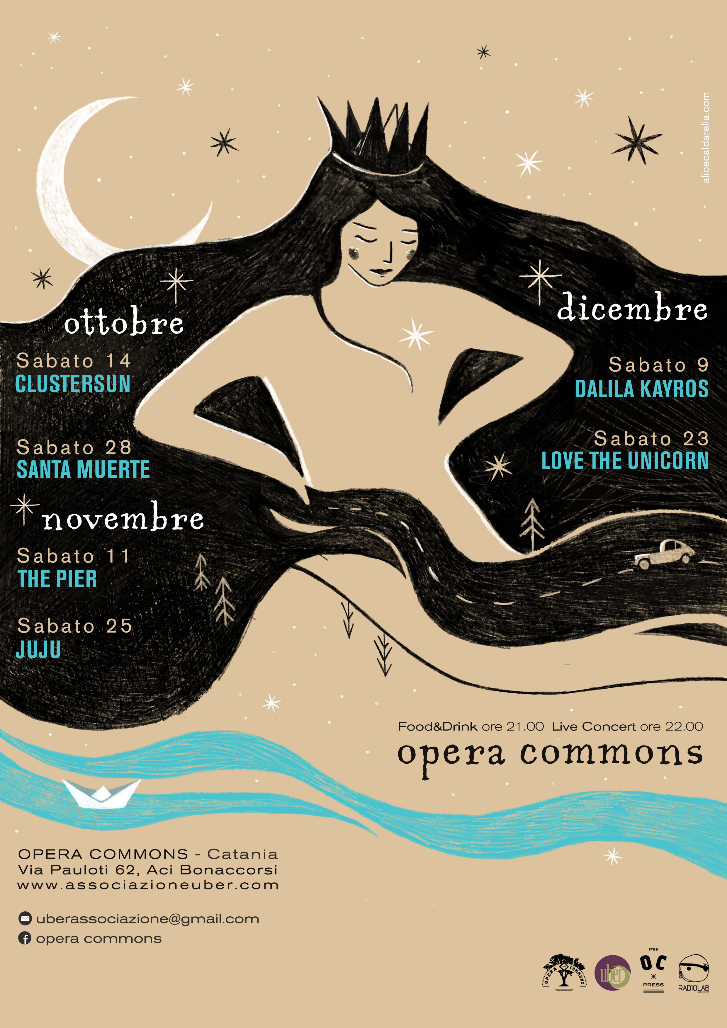 Opera Commons: Clustersun – Abramo – I Mestoli Erranti 14/10/17