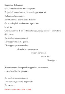 ‘Senza titolo’ di Raffaele Auteri