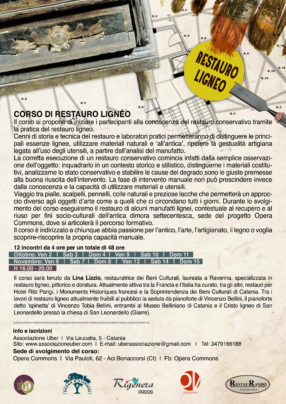 Corso di Restauro Ligneo – Opera Commons